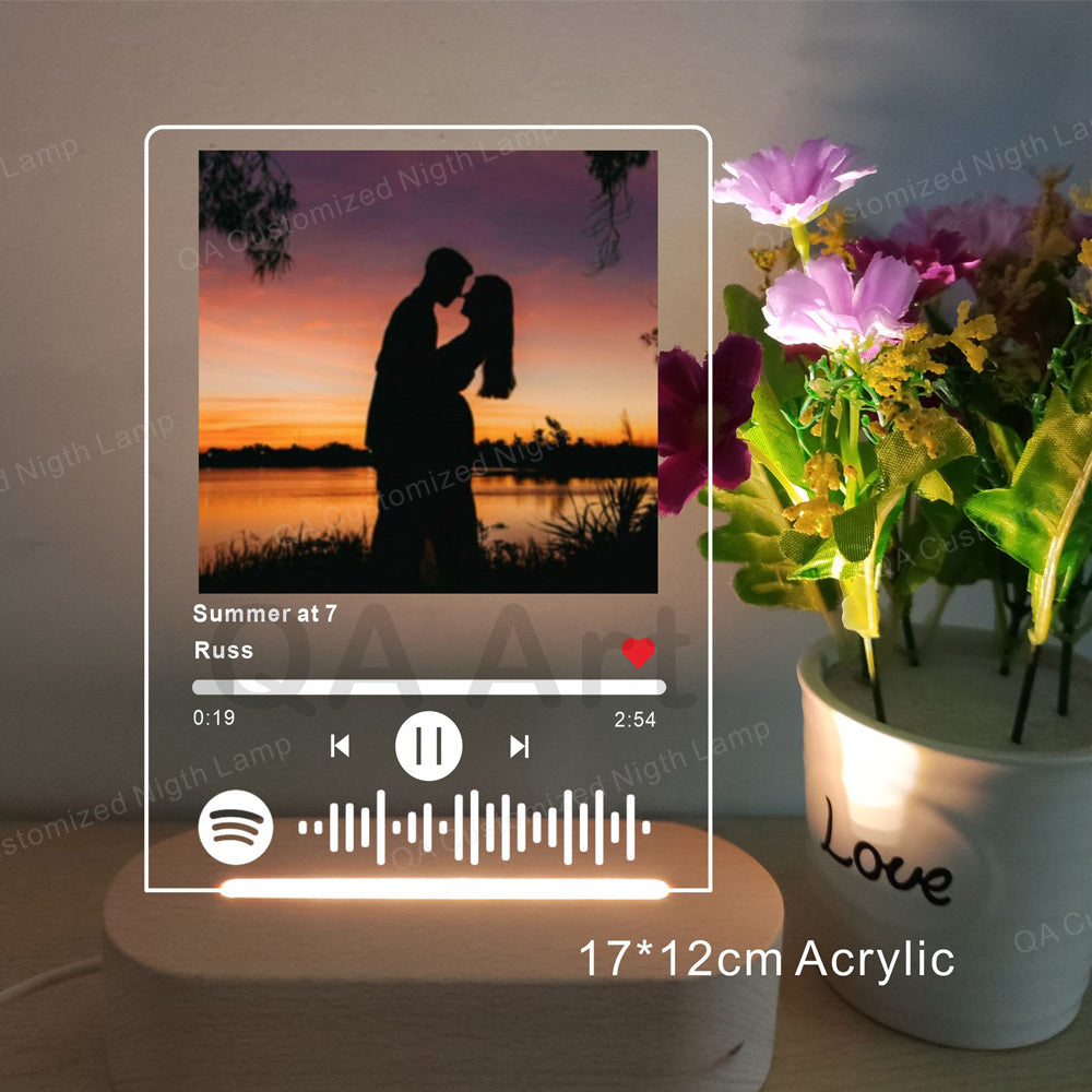 Aether Custom Spotify Acrylic Music Plaque - Architectural Edition