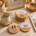 Architectural Geometric Coaster Set - Custom UV Pet Art Edition